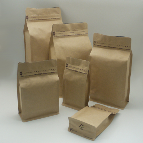 Coffee Bag With Valve Stock Bags It Now Kraft Box Pouch Coffee Bag